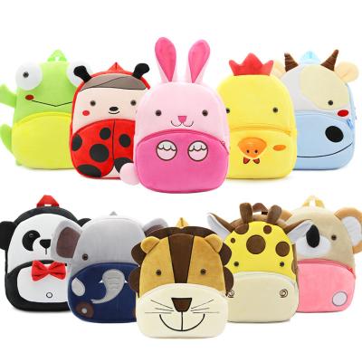 China 3D Cartoon Plush Toys Lovely Toddler 3D Plush Custom School Bag Children Kids Backpack Kindergarten Backpack For Boys Girls for sale