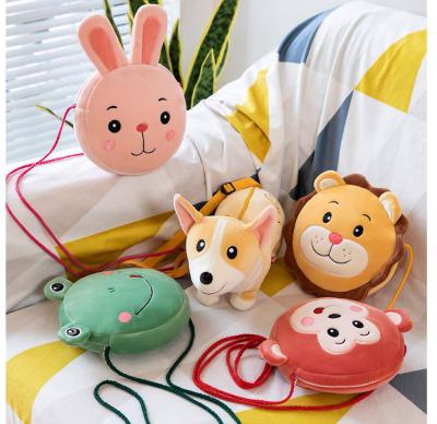 China Plush Kids Cross Body Bag Stuffed Toys Custom Children's Shoulder Bag Manufacturer Supply Amazon Hot Selling 3D Cartoon Stuffed Animal Kids Cross Body Bag Stuffed Bag custom children's shoulder strap toys for sale