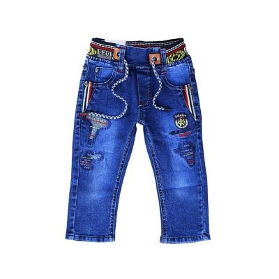 China Wholesale Waist Kids Jeans Breathable Cheap Elastic Price Pants for sale