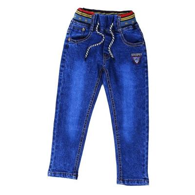 China Loose Stock Design Kids Boy Breathable Cheap Jeans Last for sale