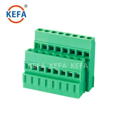 China Terminal Block With Screw Clamp In 2row For PCB Mount 11 - A.W.G. 20 for sale