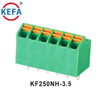 China Spring Terminal Block 300V 8A Pitch 3.5mm KF250NH-3.5 KF250NH-3.5 for sale