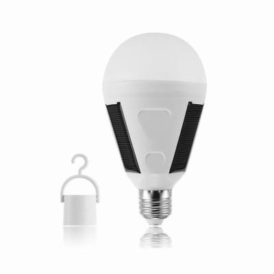 China Morden Emergency LED Bulb Light Lamp Lighting and Circuits Design White+cool Warm White AC 85-265V 2 Years Globe Plastic Rechargeable for sale