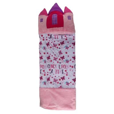 China PORTABLE Kids Sleep Bag Cozy Cute Princess Castle Animal Foldable Sleeping Bags With Pillow for sale