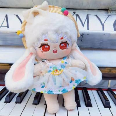 China Exquisite Custom Cute Cute Famous Character Bunny Rag Doll Anime Character Plush Embroidery Famous Star Embroidery for sale