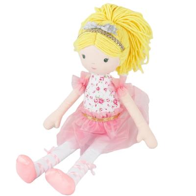 China OEM BSCI Handmade Factory Audit Girly Soft Handmade Rag Dolls Wholesale for sale