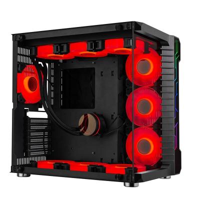 China Quiet Computer Case High Airflow 12V 6pin PC Case Fan 120mm Computer Fan Case RGB for sale