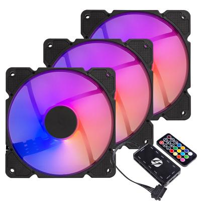 China High Speed ​​Magnetic Computer Case RGB Fan 120mm Fan 120mm PC Fan Cooler CPU for sale