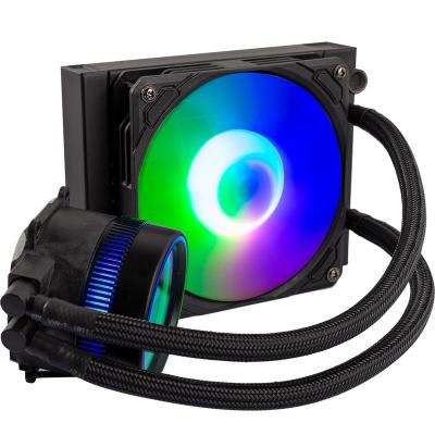 China PC Game Water Cooler ARGB OEM ODM 360 Pump Mirror RGB Liquid Cooler Infinite Custom Water Cooling System For CPU for sale