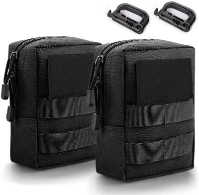 China Factory Water Proof BSCI D-Clip Hooks Tactical Waist Bag Molle Pouches EDC Water Resistant Small Bags for sale