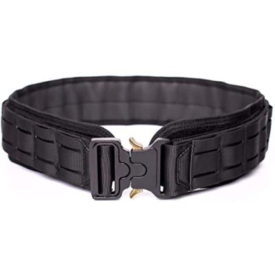 China Custom Quick Release Rigger MOLLE Belt Rigger MOLLE Combat Belt Tactical Military Battle Rifle Belt Combat Gun Belts Tactical Belts for sale