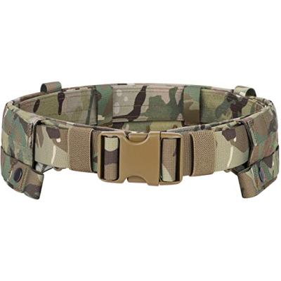 China Amazon Hot Selling Quick Release Rigger MOLLE Belt Combat Battle Gun Tactical Belts Camouflage Belt Battle Nylon Heavy Duty Unisex Adjustable Tactical Military Gun Belts for sale