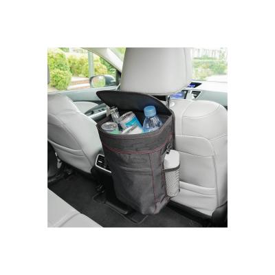 China Removable Inner Liner Luxury Auto Bag Organizer Backseat Bin Car Folding Hanging Organizer Storage Pockets for sale