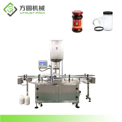 China Vacuum Packing Beverage Automation Nitrogen Twist Off Vacuum Capper for sale