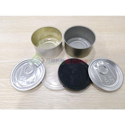 China 3.5g Weeds Round Aluminum Tin Can For Weed / Ring Pull Tuna Medical Cans 100ml for sale