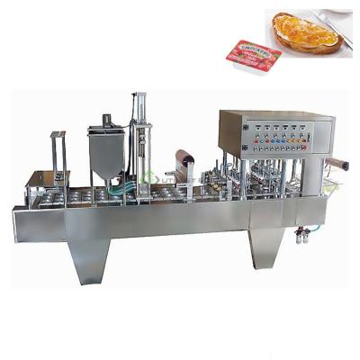 China Automatic Food Peanut 500g Popcorn Paper Cup Filling And Sealing Machine for sale