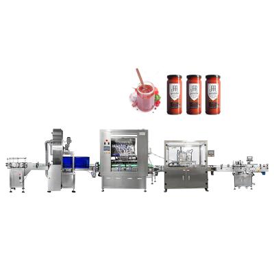 China Automatic Food Liquid / Plastic Sauce Box 6 Spouts Filling And Sealing Production Line for sale