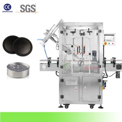 China Automatic food factory direct sales can cover press on capping machine for sale