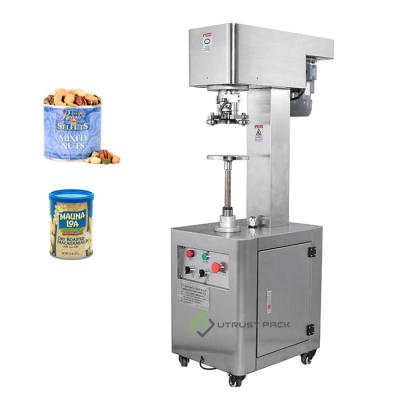 China Manual Food Snacks Sealing Machine Can Packaging Machine For Roasted Peanuts for sale