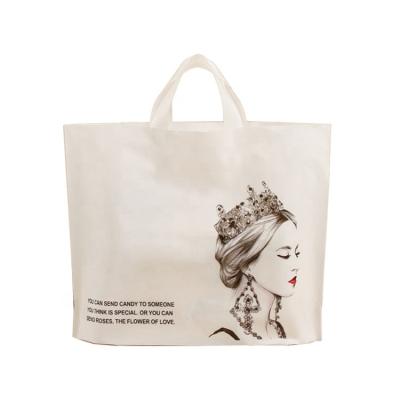 China Modern Customized Eco-friendly Shopping Bag Small Large Plastic LDPE Shopping Bag Hot Press For Cloth Tote Bag for sale