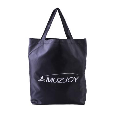 China Custom 100% Polyester Eco-friendly Tote Shopping Bag Polyester Laundry Reusable Bags Waterproof Polyester Bag for sale