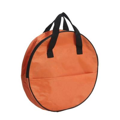 China Eco-Friendly Customize 210 420 600 Denier Polyester Round Polyester Tote Bag Sublimation Blank Tote Bag Polyester Oxford Zipper for sale