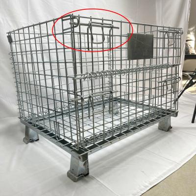 China Factory low price top quality collapsible galvanized storage cage for sale