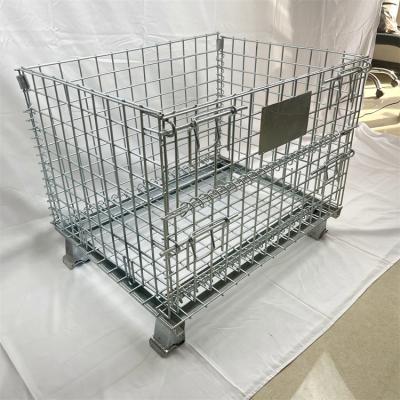 China Collapsible Generator Storage Cage Folding Metal Steel Cage for sale