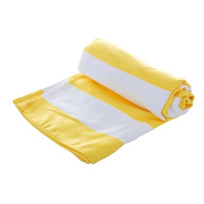 China Compressed Quick Dry And Super Absorbent Microfiber Travel Towel Beach Towel With Carry Bag for sale