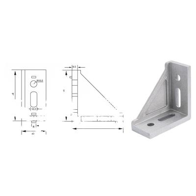 China Metal Part Throughout Fields Factory Customized Metal L Corner Brackets Connecting Rafters for sale