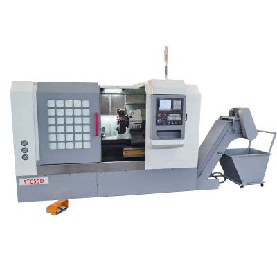 China Hotels auto feeding mini cnc wood lathe cnc center 7 axis slant bed cnc lathe 4 axis for sale