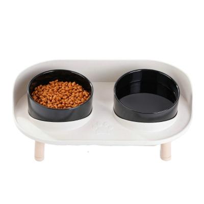 China Cute Automatic Protect Spine Cervical Design Raised Pet Cats Dog Water Food Bowl for sale