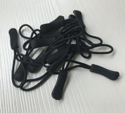 China Wholesale Plastic Rope Accessories String Custom Silicone Bag Zipper Pull Zipper Puller for sale