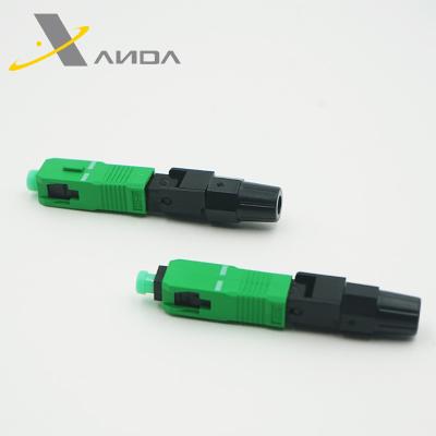 China Factory Made ODF/ONT/FTTH Fiber Optic Connector SC APC SC UPC Fast Fiber Optic Connector for sale