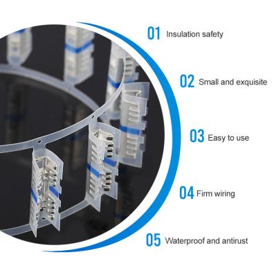 China Phosphor Bronze Tinplate LOOSE IN BOX MINI PICABOND CONNECTOR Blue Picabond Type Connectors Wire Striped Splice Connector for sale