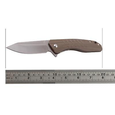 China Foldable And Easy Carry On New Design Handle Knife Popular Outdoor Textured Tactical Folding Knife Portable Knife for sale