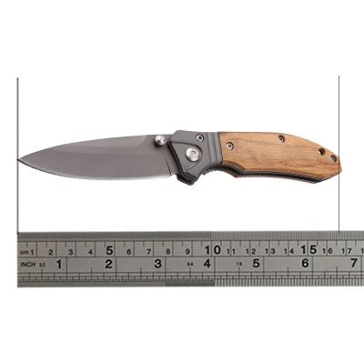 China Foldable And Easy Carry On Survival Folding High Quality Knife For Outdoor Camping Wooden Handle Carry Pocket Knife Easy Service for sale