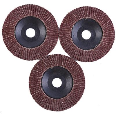 China For Flat Plastic Fiberglass Alumina Oxide Grit 60 Grit 60 Stainless Steel 115mm Backing Fin Discs For Stainless Steel for sale