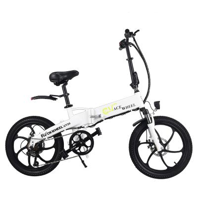 China Magnesium Alloy Multifunctional Wheel 350W 20 Inch Folding Electric Bike for sale