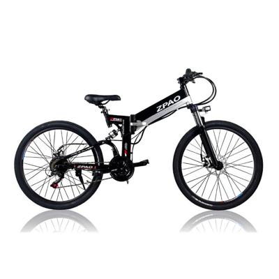 China Aluminum Alloy 48V 10.4AH Battery 250W-350W Sports Folding Electric Bike Black White With CE Certificate for sale