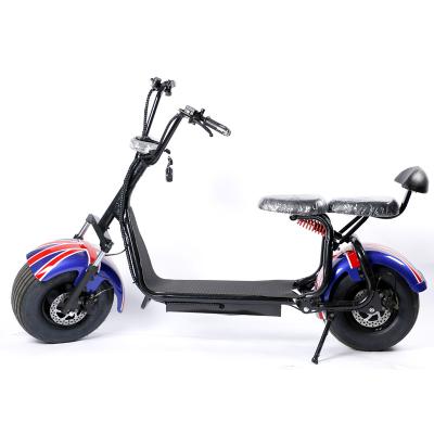 China 1000W 60V 12Ah lithium battery electric scooter city cocos, citycoco electric scooter (XWZ-H002) 18*9.5 inch for sale