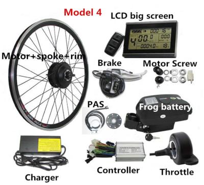 China Aluminum Alloy Easy Install LCD Display Electric Bike Conversion Kit 250W 350W 500W Motor Optional for sale