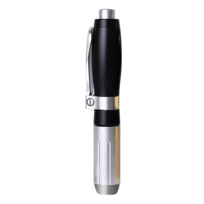 China Wrinkle Remover High Pressure Black+Silver Non-needle Injection Hyaluronic Pen For Anti Wrinkle for sale