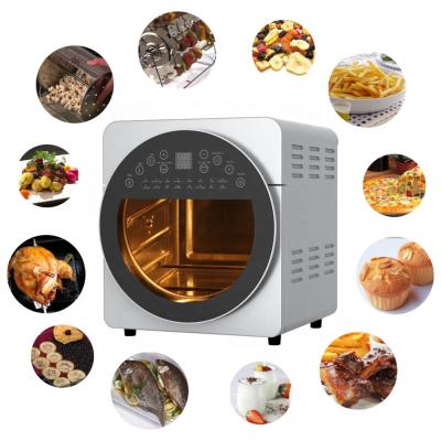 China 14 Liter Smart Air Fryers Stainless Unique Overheat Protection Design No Oil Air Fryer Oven With Rich Accessories for sale