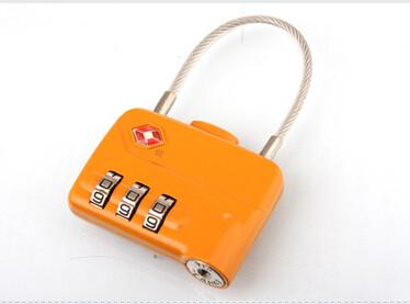 China cable TSA zinc alloy keyword lock for sale