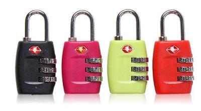 China TSA 3digit travel bag lock zinc alloy for sale