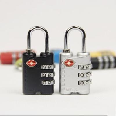 China zinc alloy TSA 3-digit travel bag lock for sale