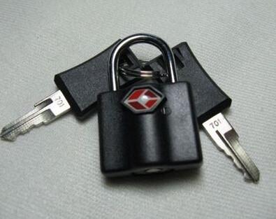 China ABS TSA travel bag lock with keys for sale