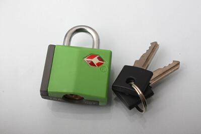 China ABS TSA travel bag lock with keys for sale