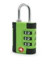 China TSA 3digit TSA travel bag lock plastic for sale